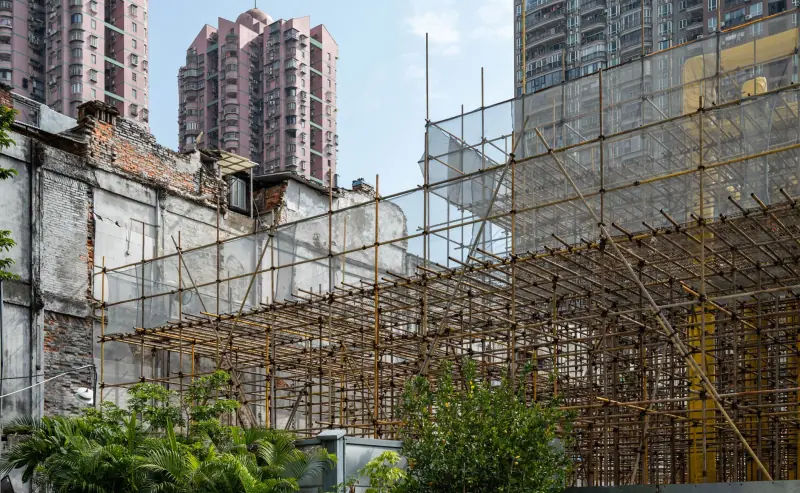 长治地区建筑工地脚手架与吊篮租赁搭配方案解析正文配图 1